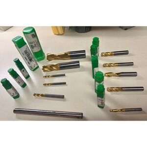 Lot Of 11 New‎ Precision Twist Drill Co Bits Assorted Sizes